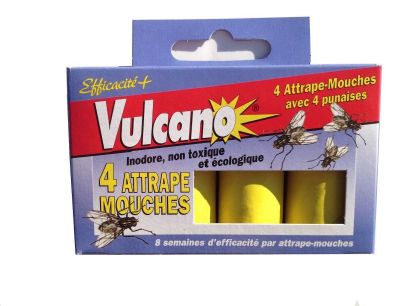 Piège collant ruban attrape mouches pour la maison - Vulcano