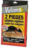 Piege a rat englué - paquet de 2 pièges -