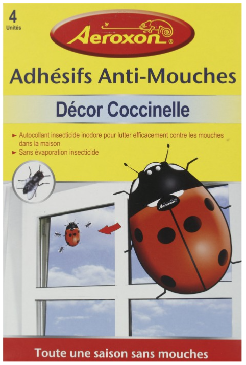 Plaquette insecticide engluée mouche moustique Mouch´clac vitre fenêtre -  Protecta