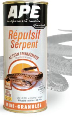 Répulsif serpent en granulé.