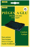 Pièges à glu pour souris. Lot de 4